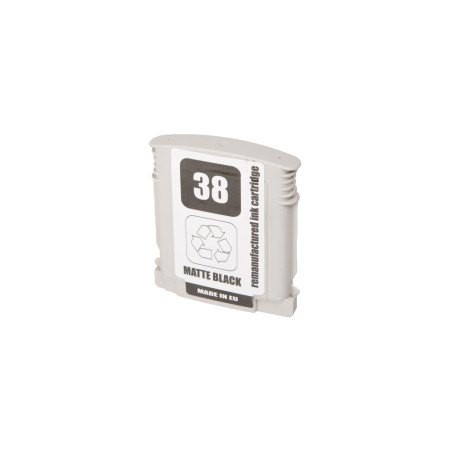 Încărcătură cerneală renovată C9412A, no.38 pentru imprimante HP (BULK), matte