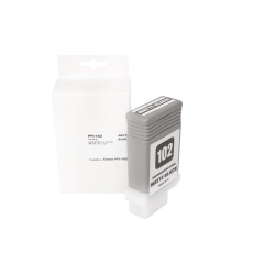 Încărcătură cerneală renovată 0894B001, PFI102MBK, 130ml pentru imprimante Canon (BULK), matte