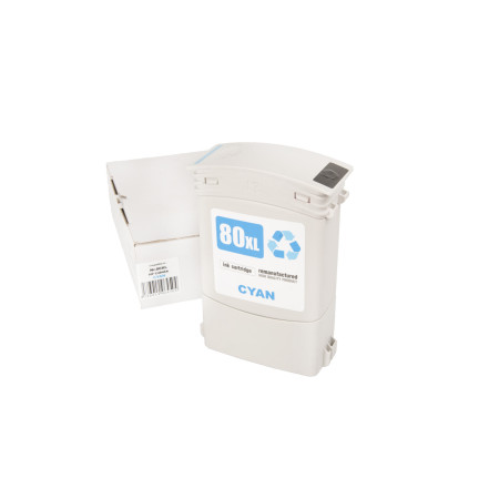 Încărcătură cerneală renovată C4846A, no.80, 350ml pentru imprimante HP (BULK)