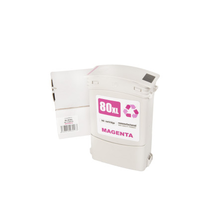Încărcătură cerneală renovată C4847A, no.80, 350ml pentru imprimante HP (BULK)