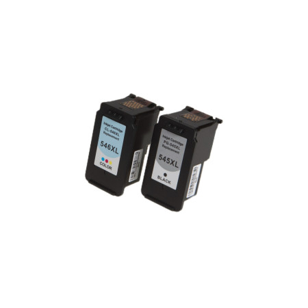 Încărcătură cerneală renovată 8286B001, 8288B001, PG545XL+CL546XL, BK+color (15ml+13, 5ml) pentru imprimante Canon (multipack)