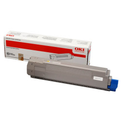 Toner Original Oki Yellow, 44643001, pentru C801, 7.3K,"44643001"