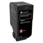 Toner Original Lexmark Magenta, 74C20M0, pentru CS720|CS725|CX720, 3K, (timbru verde 1.2 lei) , "74C20M0"