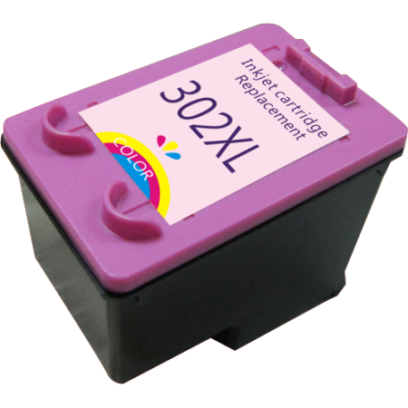 Încărcătură cerneală renovată F6U67AE#BA3, no.302XL, 14ml pentru imprimante HP (BULK)