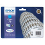 Cartus Cerneala Original Epson Cyan, nr.79, pentru WP-5110|5190|5620|5690,  , (timbru verde 0.15 lei), "C13T79124010"(RAPO)