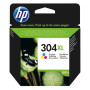 Cartus Cerneala Original HP Color, nr.304XL, pentru DeskJet 2620|2630|2632|3750|3760, , (timbru verde 0.15 lei), "N9K07AE"