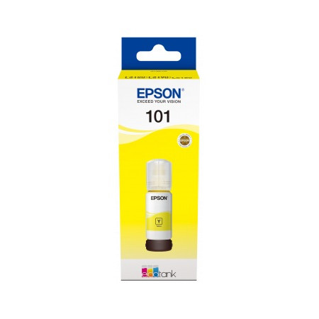 Cartus Cerneala Original Epson Yellow, nr.101, pentru L4150|L4160|L6160|L6170|L6190, 70ml, (timbru verde 0.15 lei), "C13T03V44A"