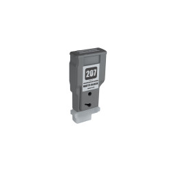 Încărcătură cerneală renovată 8788B001, PFI207MBK, 300ml pentru imprimante Canon (BULK), matte