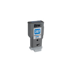 Încărcătură cerneală renovată 8790B001, PFI207C, 300ml pentru imprimante Canon (BULK)