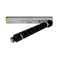 Încărcătură toner compatibilă 8527B002, C-EXV49Y, 19000 filelor pentru imprimante Canon