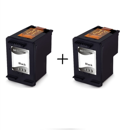 Încărcătură cerneală renovată F6U68AE#BA3, no.302XL BK/2x15ml pentru imprimante HP (multipack)