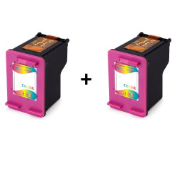 Încărcătură cerneală renovată CZ102AE, no.650XL/2x14, 2ml pentru imprimante HP (multipack)