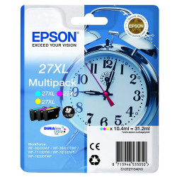 Combo-Pack Original Epson CMY, nr.27XL, pentru WorkForce WF-7110|WF-7610,  , (timbru verde 0.45 lei), "C13T27154012"(RAPO)