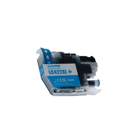 Încărcătură cerneală compatibilă LC422XLC, pigment, 19ml pentru imprimante Brother (ORINK BULK)