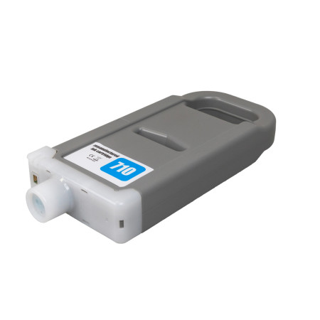 Încărcătură cerneală renovată 2355C001, PFI710C, 700ml pentru imprimante Canon (BULK)