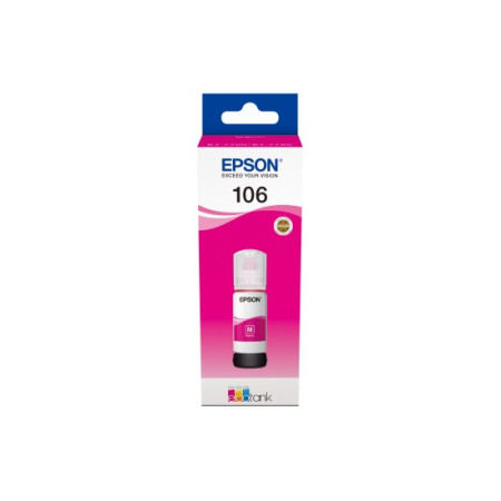Cartus Cerneala Original Epson Magenta, nr.106, pentru L7160|L7180, 70ml, (timbru verde 0.15 lei), "C13T00R340"(RAPO)