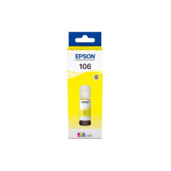 Cartus Cerneala Original Epson Yellow, nr.106, pentru L7160|L7180, 70ml, (timbru verde 0.15 lei), "C13T00R440"(RAPO)