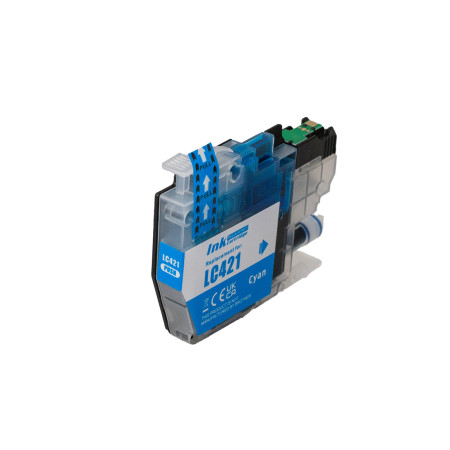 Încărcătură cerneală compatibilă LC421C, 200 filelor pentru imprimante Brother (ORINK BULK)