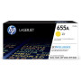 Toner Original HP Yellow, nr.655A, pentru Color LaserJet M652|M653|M681|M682, 10.5K, (timbru verde 1.2 lei) , "CF452A"