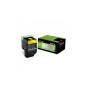 Toner Original Lexmark Yellow, 80C20YE, pentru CX310|CX410|CX510, 1K, (timbru verde 1.2 lei) , "80C20YE"
