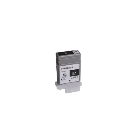 Încărcătură cerneală renovată 0895B001, PFI102BK, 130ml pentru imprimante Canon (ORINK BULK)
