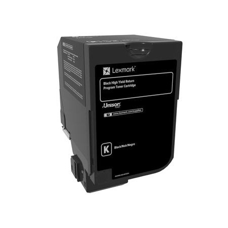 Toner Original Lexmark Black, 74C2HK0, pentru CS720|CS725|CX725, 20K, (timbru verde 1.2 lei) , "74C2HK0"