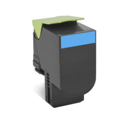 Toner Original Lexmark Cyan, 70C2HCE, pentru CS310|CS410|CS510, 3k, (timbru verde 1.2 lei) , "70C2HCE"