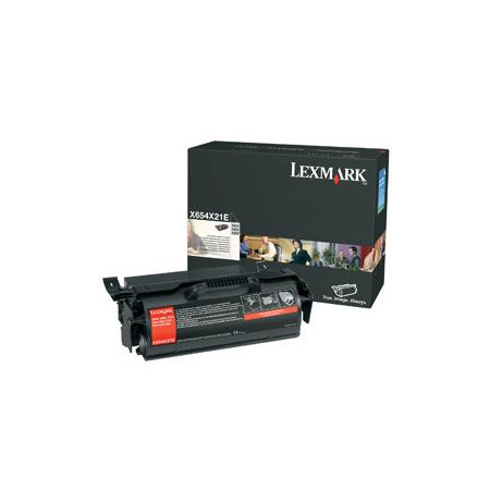 Toner Original Lexmark Black, X654X31E, pentru X654|X656|X658, 36K, (timbru verde 1.2 lei) , "X654X31E"