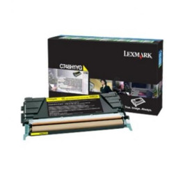 Toner Original Lexmark Yellow, C748H3YG, pentru C748 Series, 10K, (timbru verde 1.2 lei) , "C748H3YG"