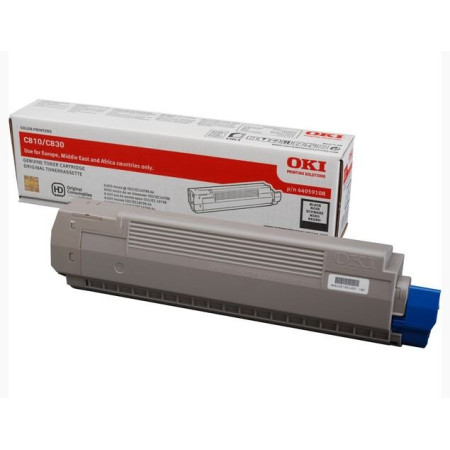 Toner Original OKI Black, 44059108, pentru C810|C830, 8K,"44059108"