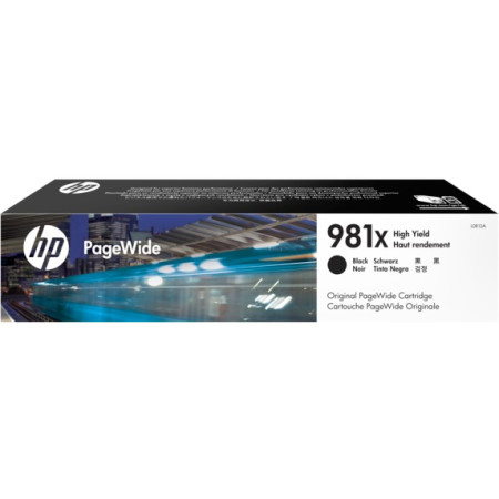 Cartus Cerneala Original HP Black, nr.981X, pentru PageWide  E58650|556|586, 11K, (timbru verde 0.15 lei), "L0R12A"