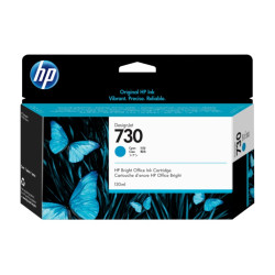 Cartus Cerneala Original HP Cyan, nr.730, pentru T1700|T2600, 130ml, (timbru verde 0.15 lei), "P2V62A"