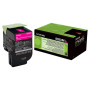 Toner Original Lexmark Cyan, 80C2XM0, pentru CX510, 4K, (timbru verde 1.2 lei) , "80C2XM0"