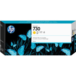 Cartus Cerneala Original HP Yellow, nr.730, pentru Designjet T1600|Designjet T1700|Designjet T2600, 300ml, (timbru verde 0.15 le
