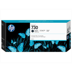 Cartus Cerneala Original HP Matte Black, nr.730, pentru Designjet T1600|Designjet T1700|Designjet T2600, 300ml, (timbru verde 0.