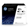 Dual-Pack Original HP Black, nr.87X, pentru LaserJet M501|M506|M527, 2 x 18K, (timbru verde 1.2 lei) , "CF287XD"