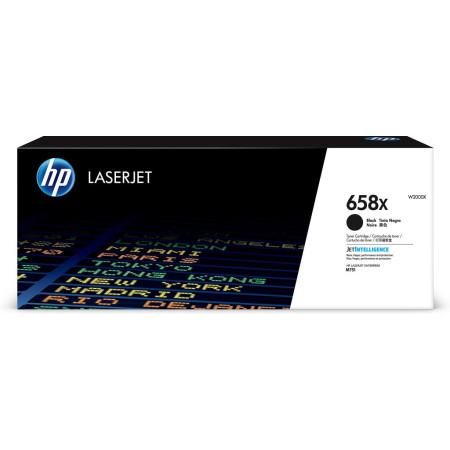 Toner Original HP Black, nr.658X, pentru HP Color LaserJet Enterprise M751, 33K, (timbru verde 1.2 lei) , "W2000X"