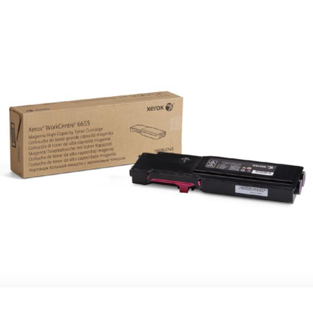Toner Original Xerox Magenta, 106R02753, pentru WorkCentre 6655, 7.5K, (timbru verde 1.2 lei) , "106R02753"