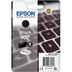 Cartus Cerneala Original Epson Black, nr.407, pentru WF-4745 Series , 41,2ml, (timbru verde 0.15 lei), "C13T07U140"(RAPO)