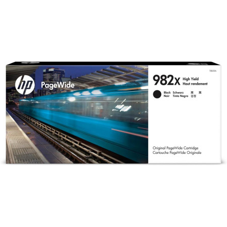 Cartus Cerneala Original HP Black, nr.982X, pentru PageWide Enterprise 765|780|785, 194ml, (timbru verde 0.15 lei), "T0B30A"