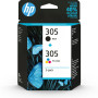 Combo-Pack Original HP Black/Color, nr.305, pentru DeskJet 2320|2710|2720|2721|2723|Plus 4120|Plus 4122, , (timbru verde 0.3 lei
