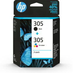 Combo-Pack Original HP Black/Color, nr.305, pentru DeskJet 2320|2710|2720|2721|2723|Plus 4120|Plus 4122, , (timbru verde 0.3 lei