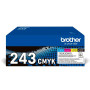 Combo-Pack Original Brother CMYK, TN243CMYK, pentru HL-L3210|L3270|DCP-L3510|L3550|MFC-L3730|L3770, 1K, (timbru verde 1.2 lei) ,
