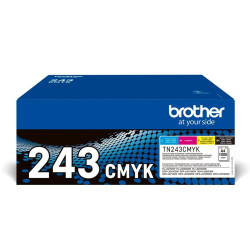 Combo-Pack Original Brother CMYK, TN243CMYK, pentru HL-L3210|L3270|DCP-L3510|L3550|MFC-L3730|L3770, 1K, (timbru verde 1.2 lei) ,