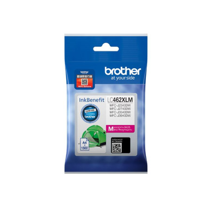 Cartus Cerneala Original Brother Magenta, LC462XLM, pentru MFC J2340|MFC J3540|MFC J3940, 1.5k, (timbru verde 0.15 lei), "LC462X